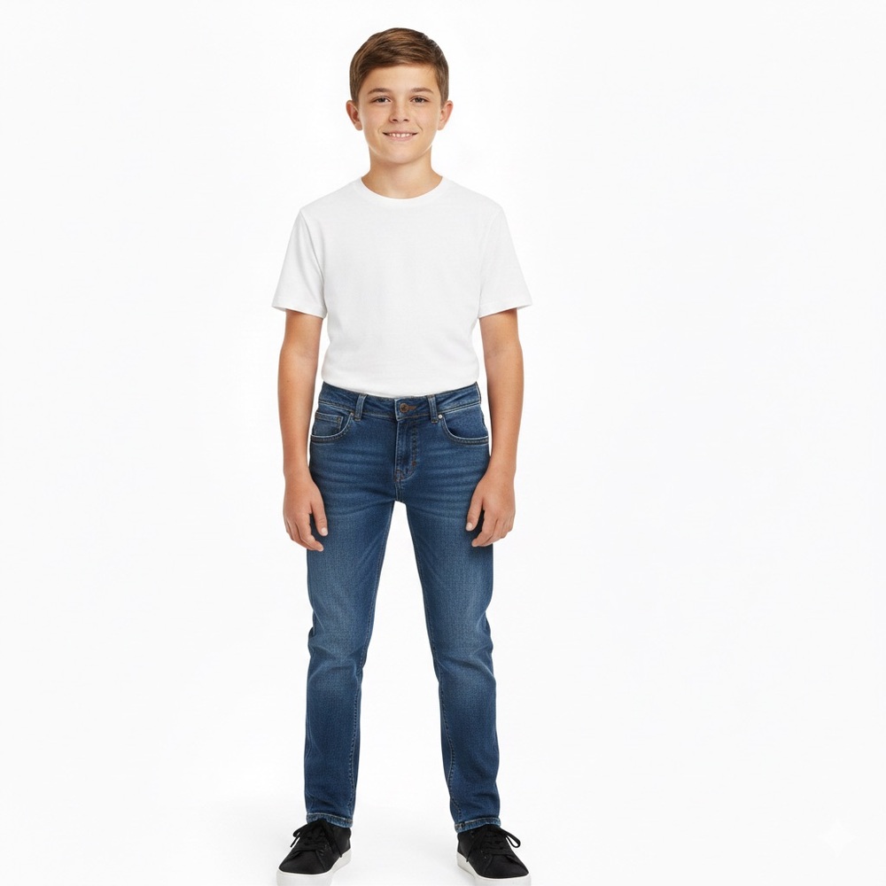 Lindex Soft Stretchy Lightweight Denim Jeans, Youth Boy’s Size 12-13, Preloved
